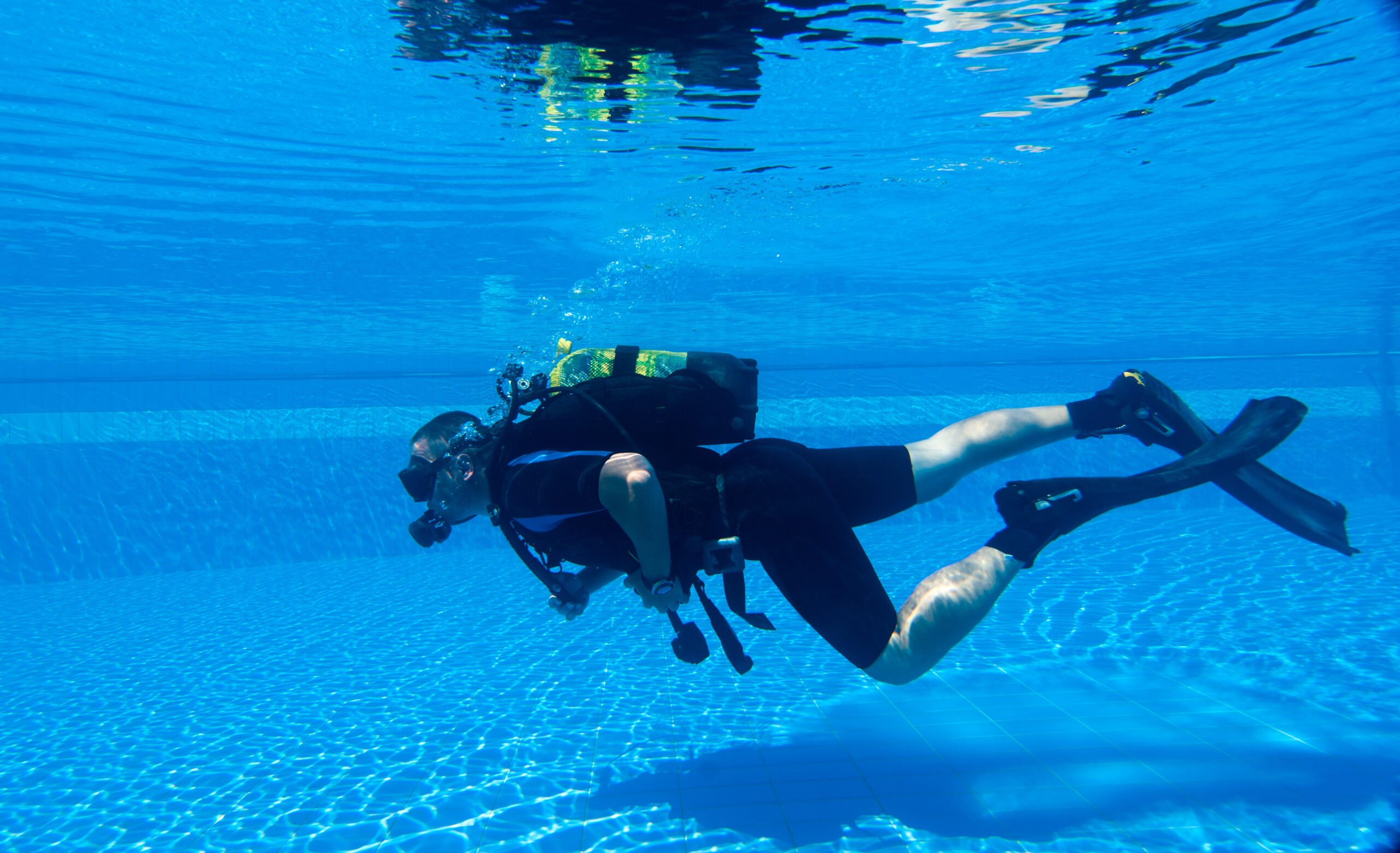 kurs podstawowy nurkowania - basen
